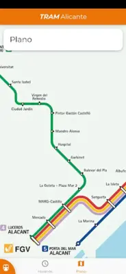 TRAM Alicante android App screenshot 1